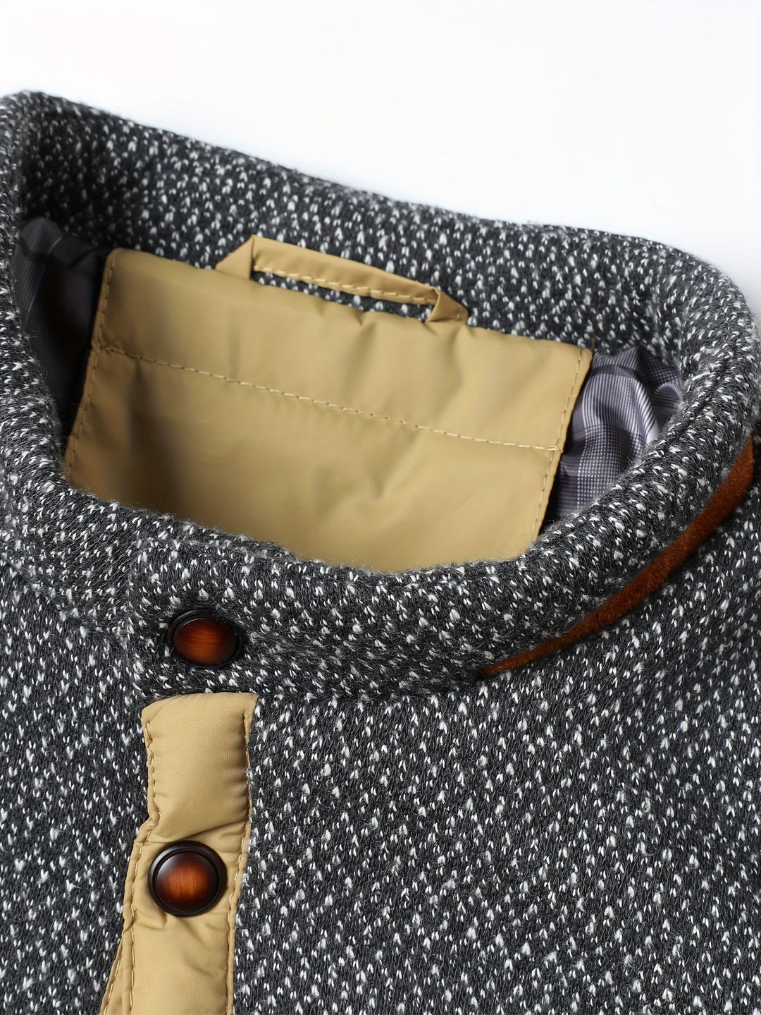 Wendelin | Herren Steppjacke mit Stehkragen - Olive Green - Image 17