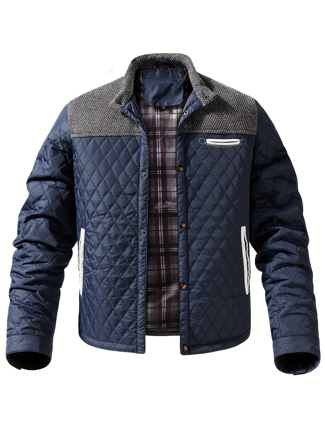 Wendelin | Herren Steppjacke mit Stehkragen - Olive Green - Image 19