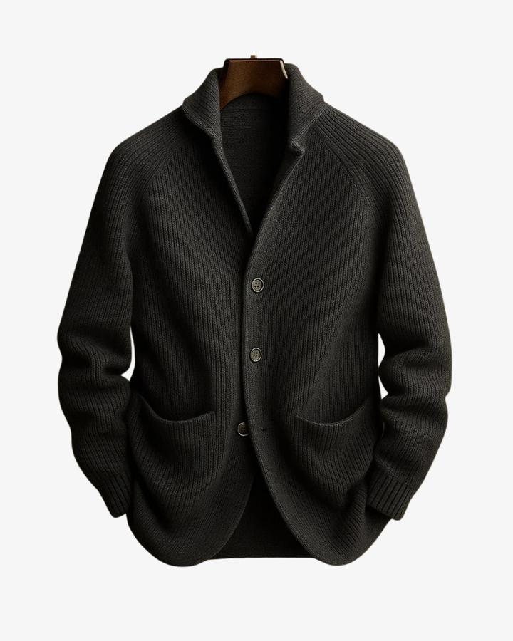 Edmund | Herren Strickjacke mit Knöpfen Cardigan