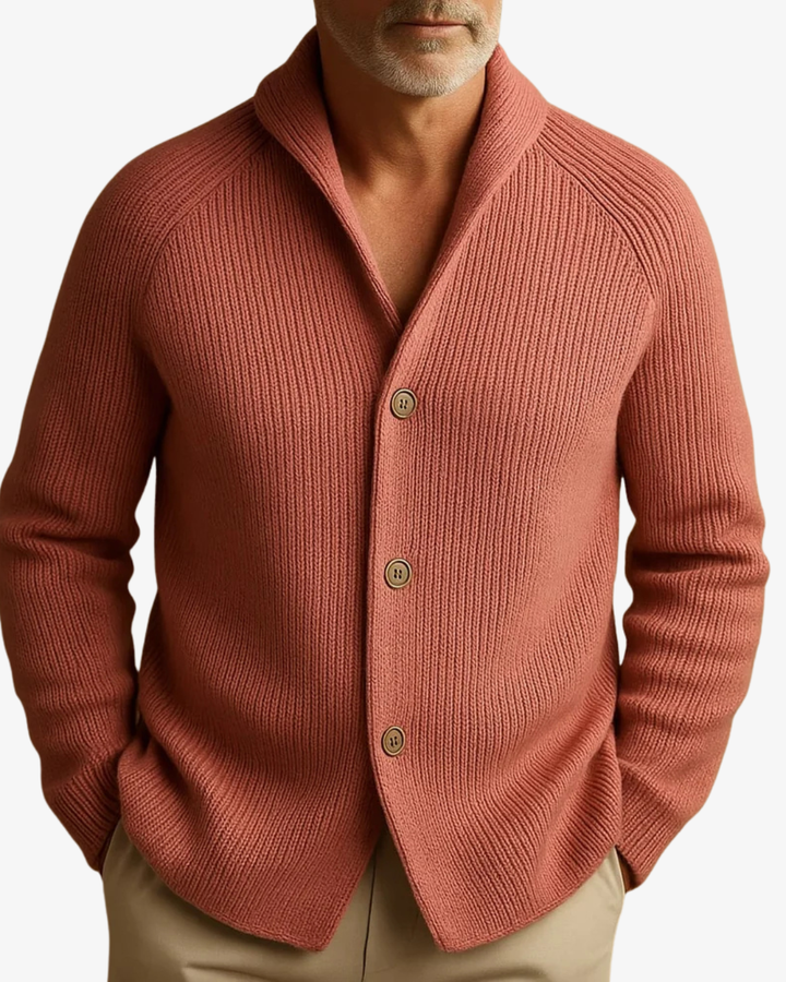 Edmund | Herren Strickjacke mit Knöpfen Cardigan