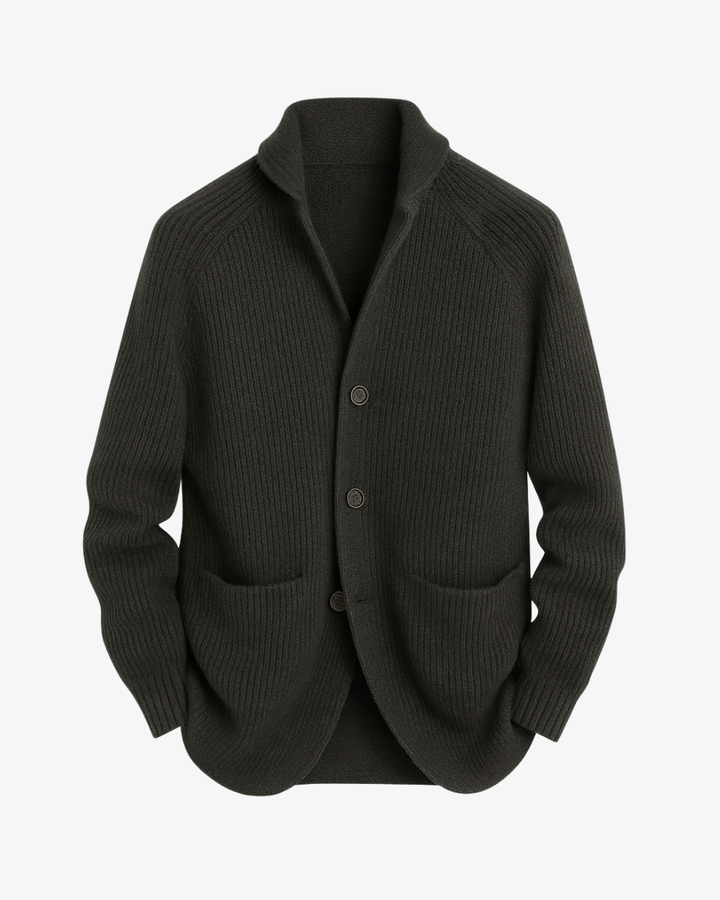 Edmund | Herren Strickjacke mit Knöpfen Cardigan