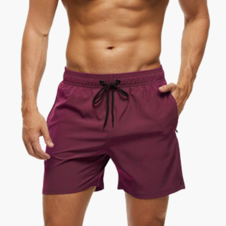 Alex | Herren Badeshorts mit Kordelzug Schnelltrocknend