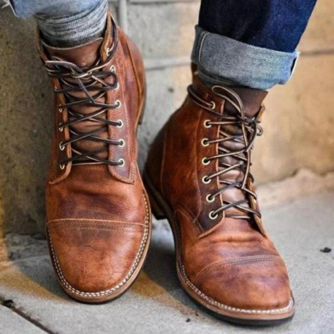 Dawson | Herren Schnürstiefel Leder Vintage Boots Herren