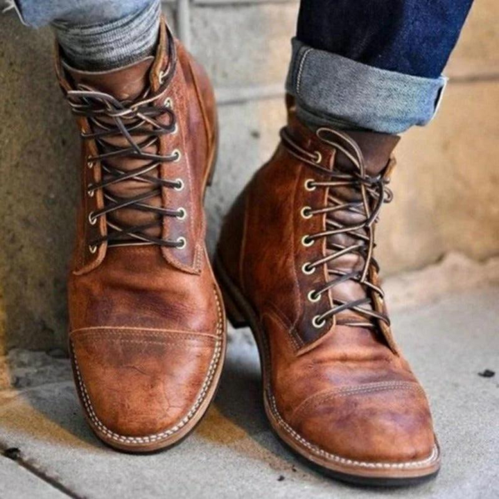 Dawson | Herren Schnürstiefel Leder Vintage Boots Herren