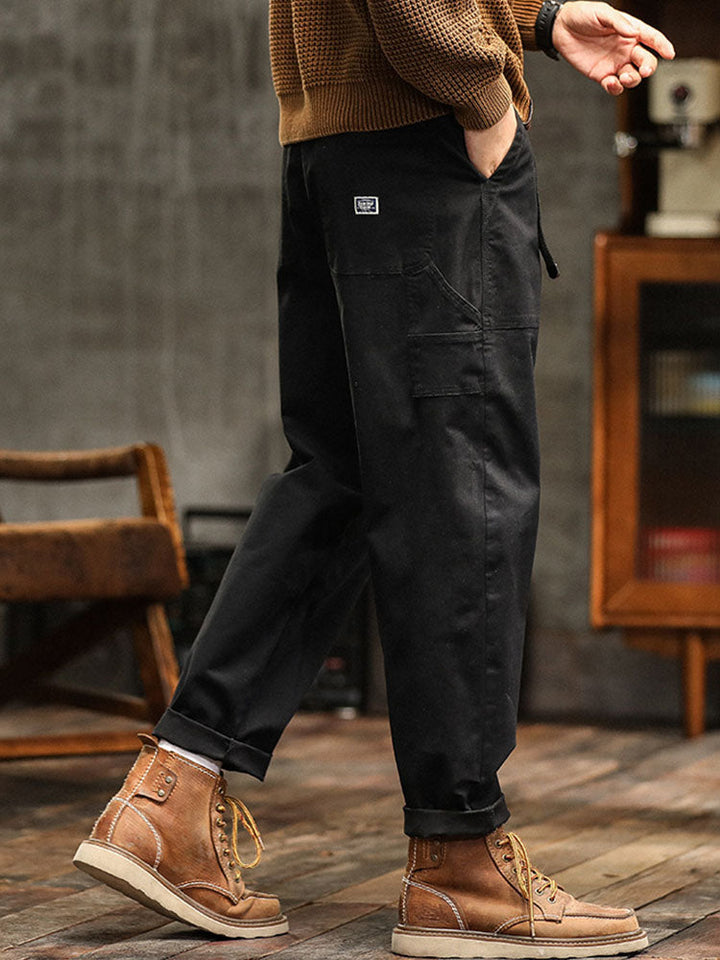 Kolt | Herren Cargohose Loose Fit Workwear Hose mit Aufschlag