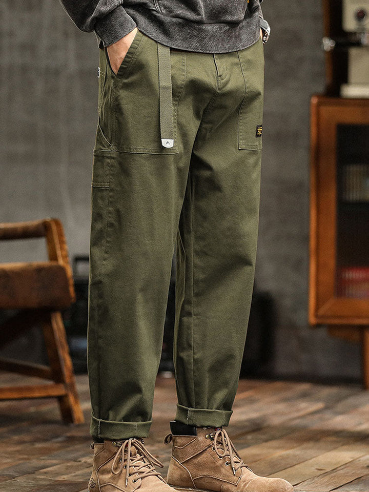 Kolt | Herren Cargohose Loose Fit Workwear Hose mit Aufschlag