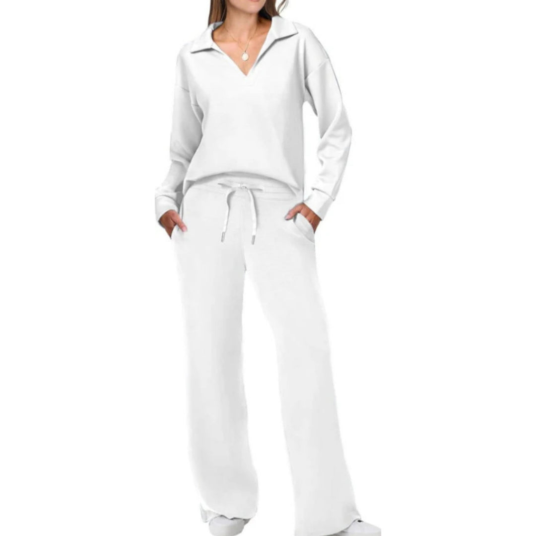 Fella | Damen Loungewear Set Pullover und Hose Zweiteiliges Set