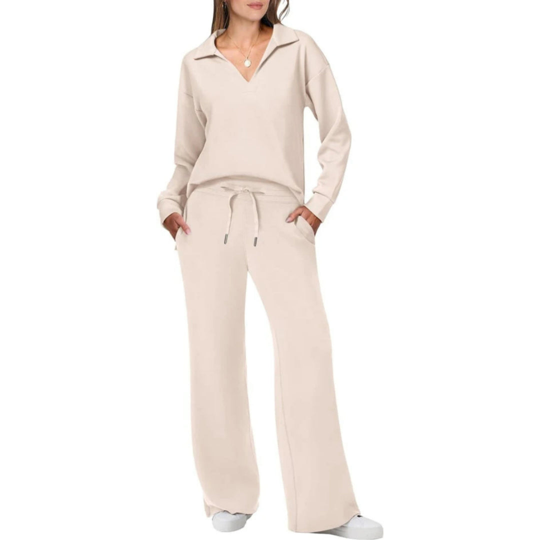 Fella | Damen Loungewear Set Pullover und Hose Zweiteiliges Set