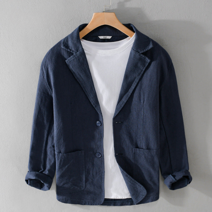 Jevie | Herren jacke Lässiges Sakko mit Taschen