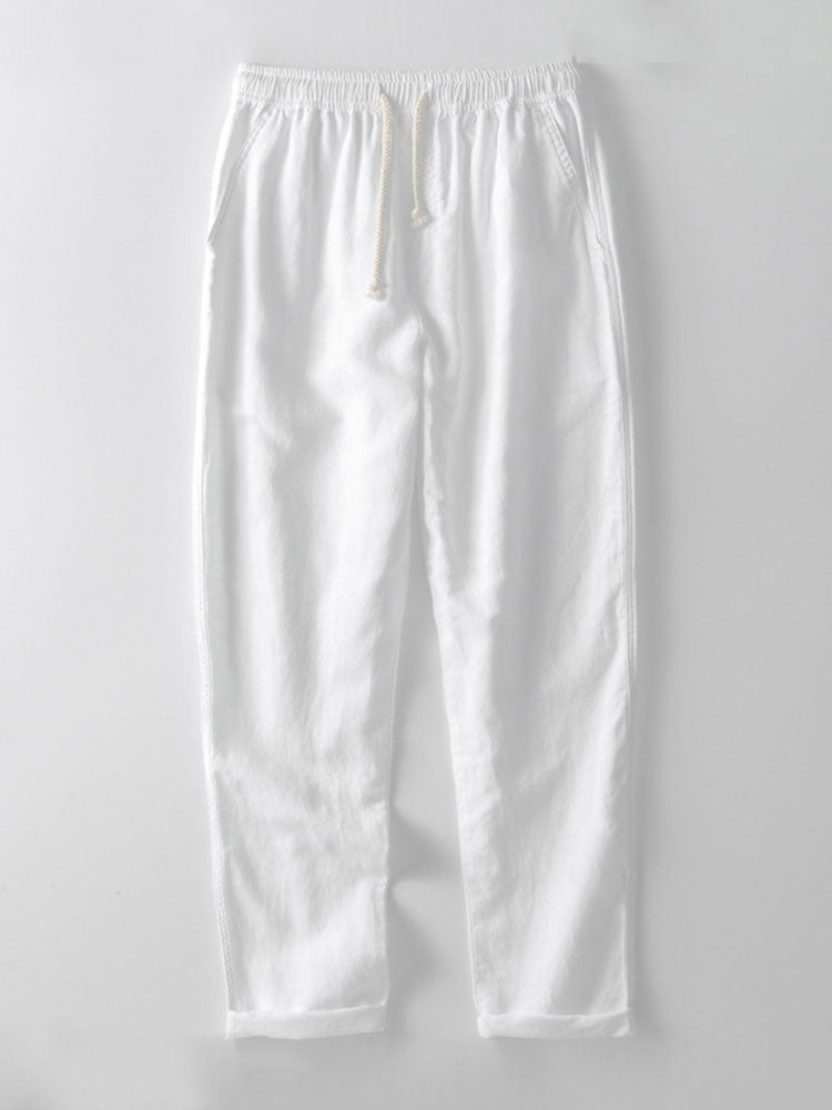 Dante | Herren Sommer Set Stehkragen Hemd und Hose optik
