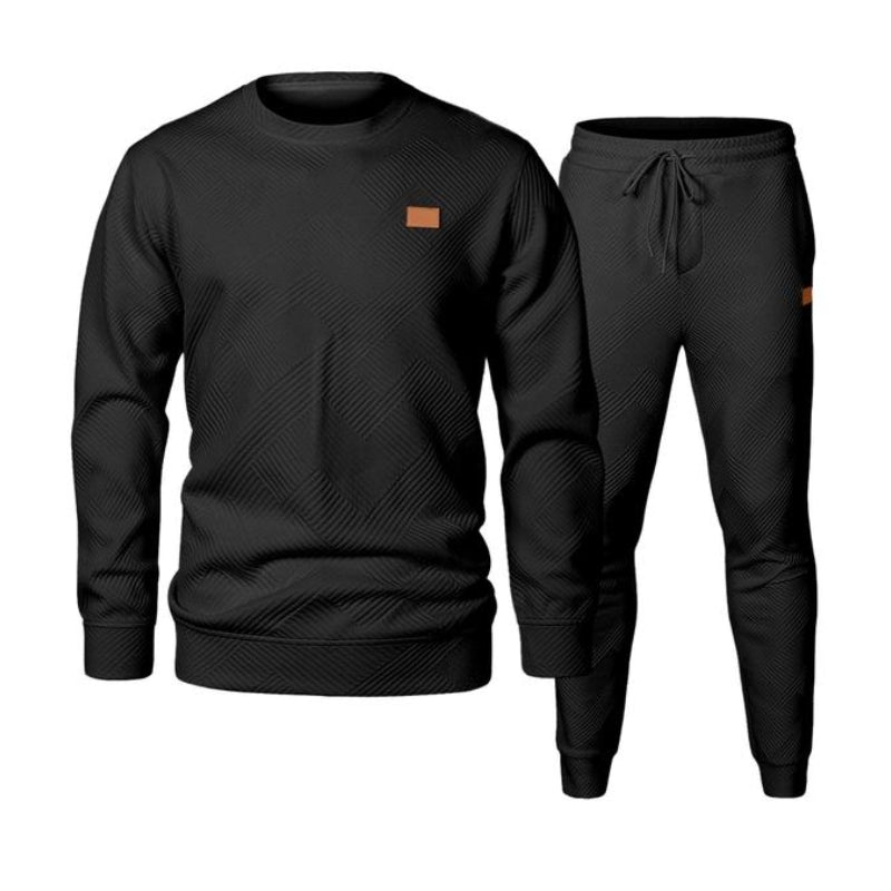 Axel | Herren Jogginganzug Set 2-teilig Strukturiert Sweatshirt