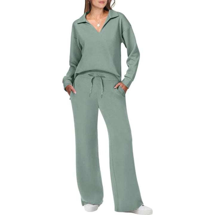 Fella | Damen Loungewear Set Pullover und Hose Zweiteiliges Set