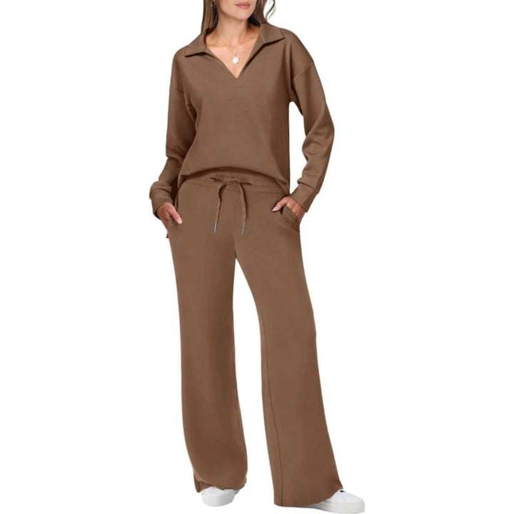 Fella | Damen Loungewear Set Pullover und Hose Zweiteiliges Set