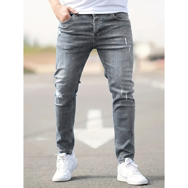 Luke | Herren Slim Fit Jeans Stretch Distressed Look