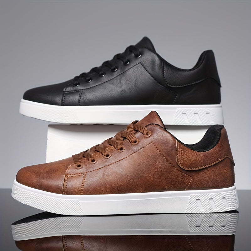 Rex | Herren Leder-Sneaker Low-Top Cupsole Casual