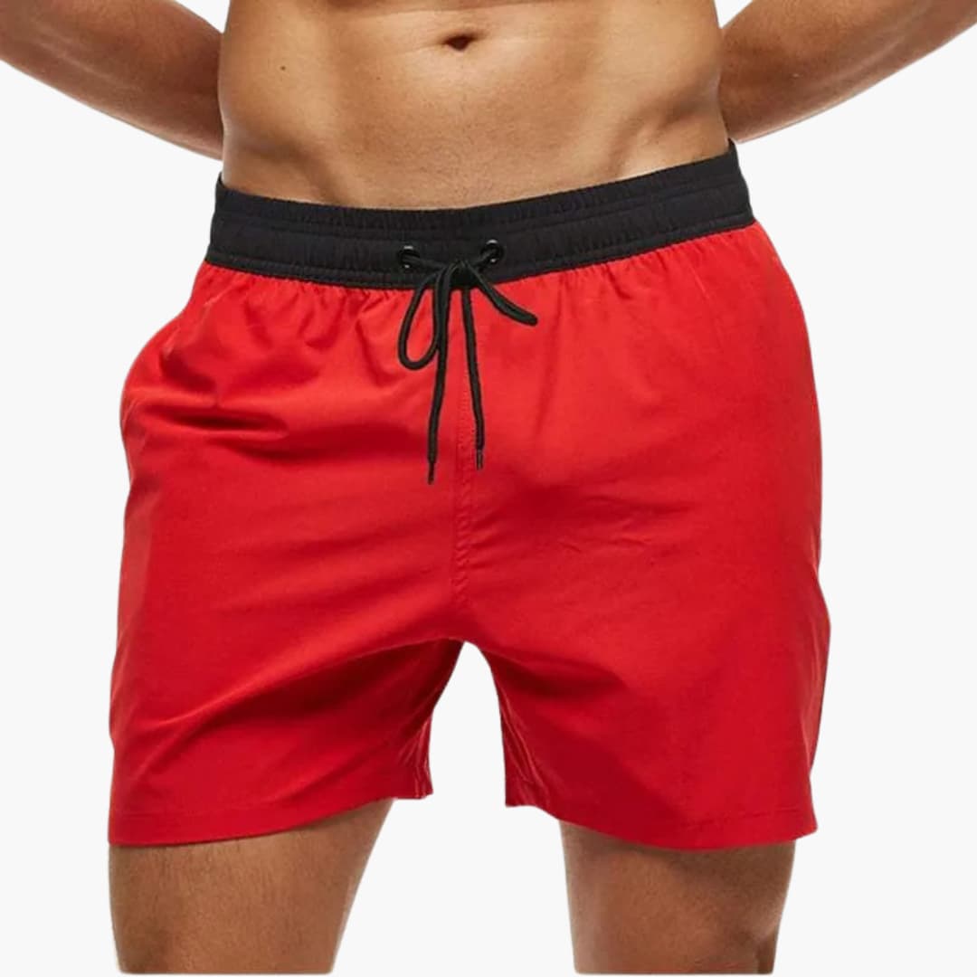Alex | Herren Badeshorts mit Kordelzug Schnelltrocknend