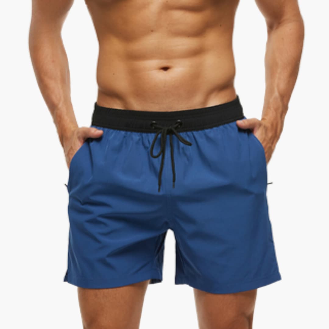 Alex | Herren Badeshorts mit Kordelzug Schnelltrocknend