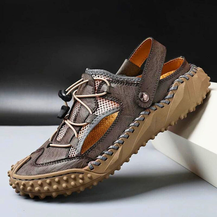 Bastian | Herren Leder Sandalen Outdoor Geschlossene Zehenkappe