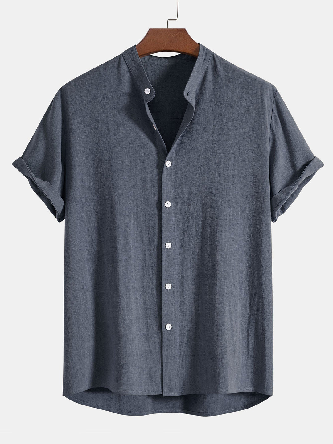 Dante | Herren Sommer Set Stehkragen Hemd und Hose optik
