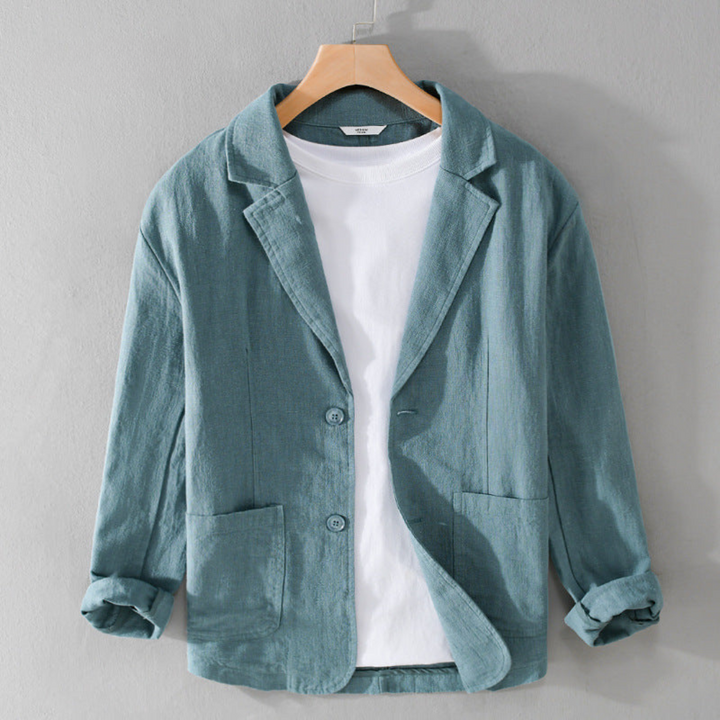 Jevie | Herren jacke Lässiges Sakko mit Taschen