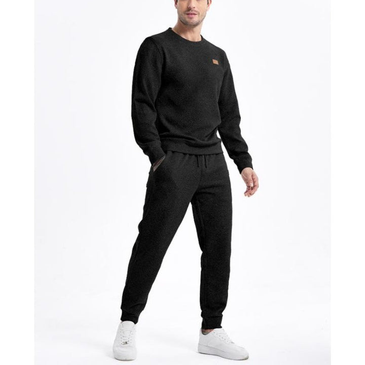 Axel | Herren Jogginganzug Set 2-teilig Strukturiert Sweatshirt
