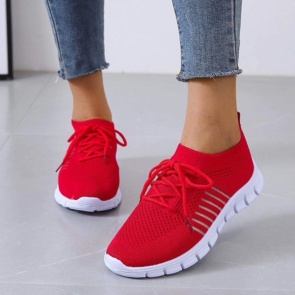 Kira | Damen Strick Sneaker Leichte Laufschuhe Freizeitschuhe