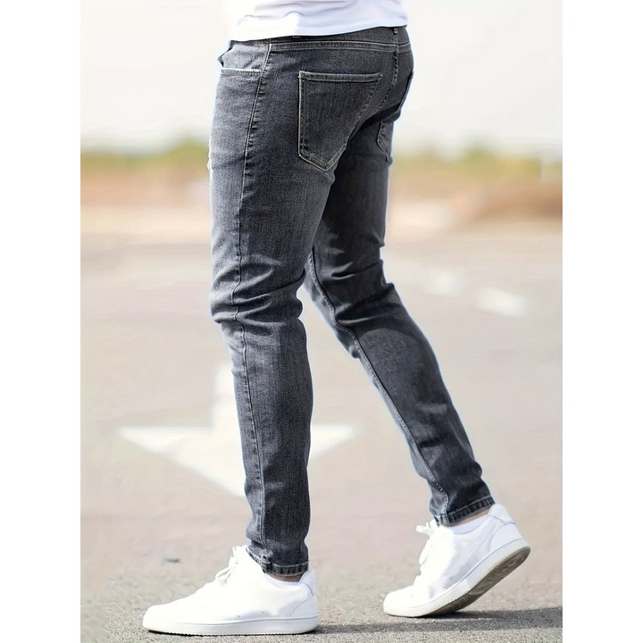 Luke | Herren Slim Fit Jeans Stretch Distressed Look