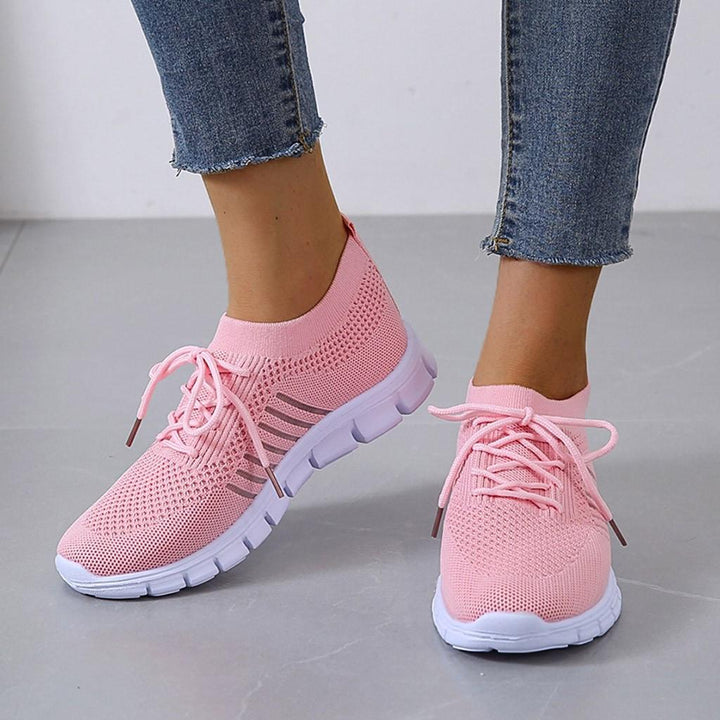 Kira | Damen Strick Sneaker Leichte Laufschuhe Freizeitschuhe