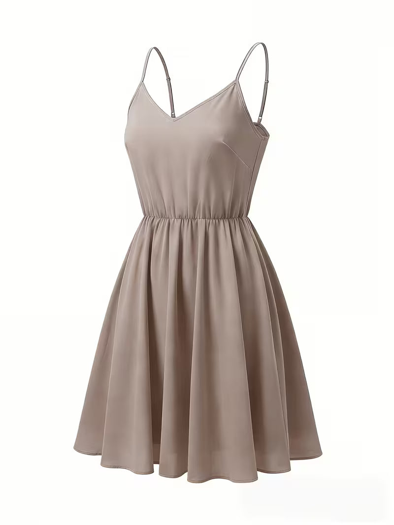 Seraphina | Damen Chiffon Maxikleid mit Umhang, Rüschen festlich
