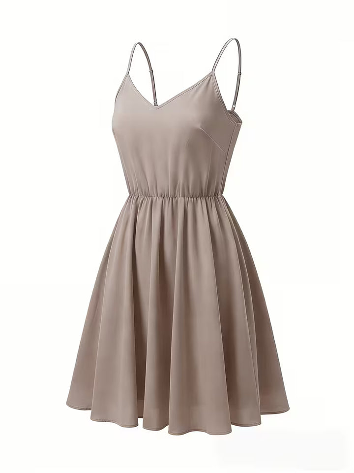 Seraphina | Damen Chiffon Maxikleid mit Umhang, Rüschen festlich