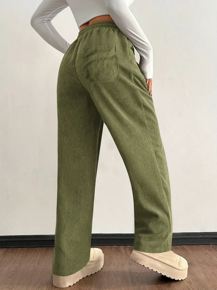 Tessa | Cordhose für Damen weites Bein und lässige Hose