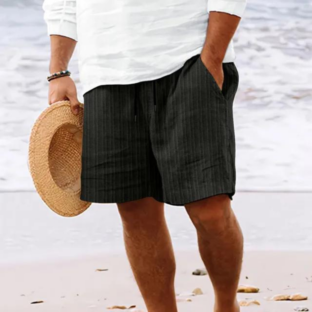Bay | Gestreifte Herrenshorts, Sommer-Badeshorts