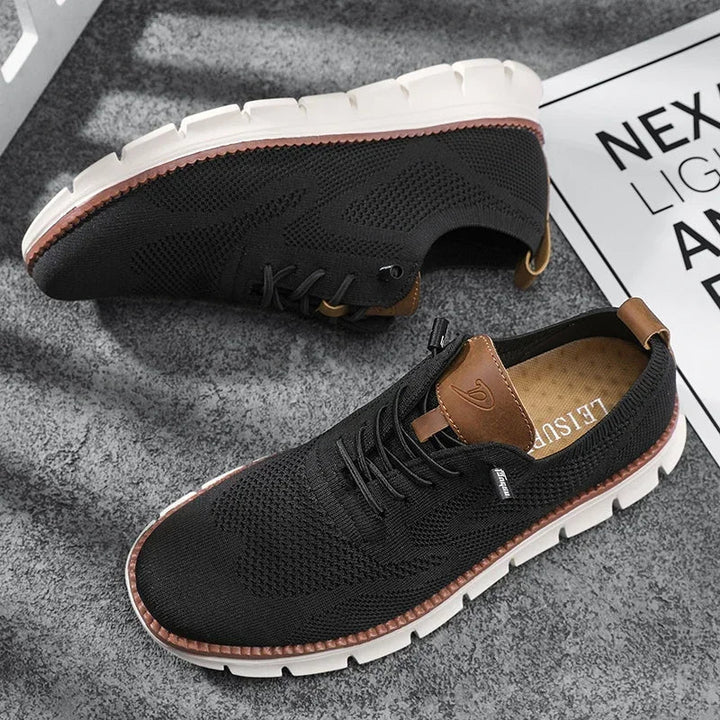 Jomel | Herren Mesh Sneaker Schnürer Leicht Atmungsaktiv Freizeitschuh