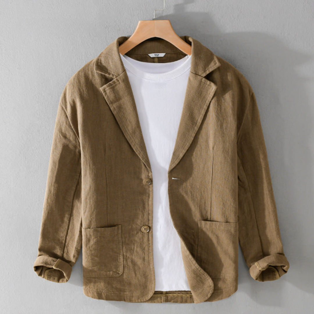 Jevie | Herren jacke Lässiges Sakko mit Taschen