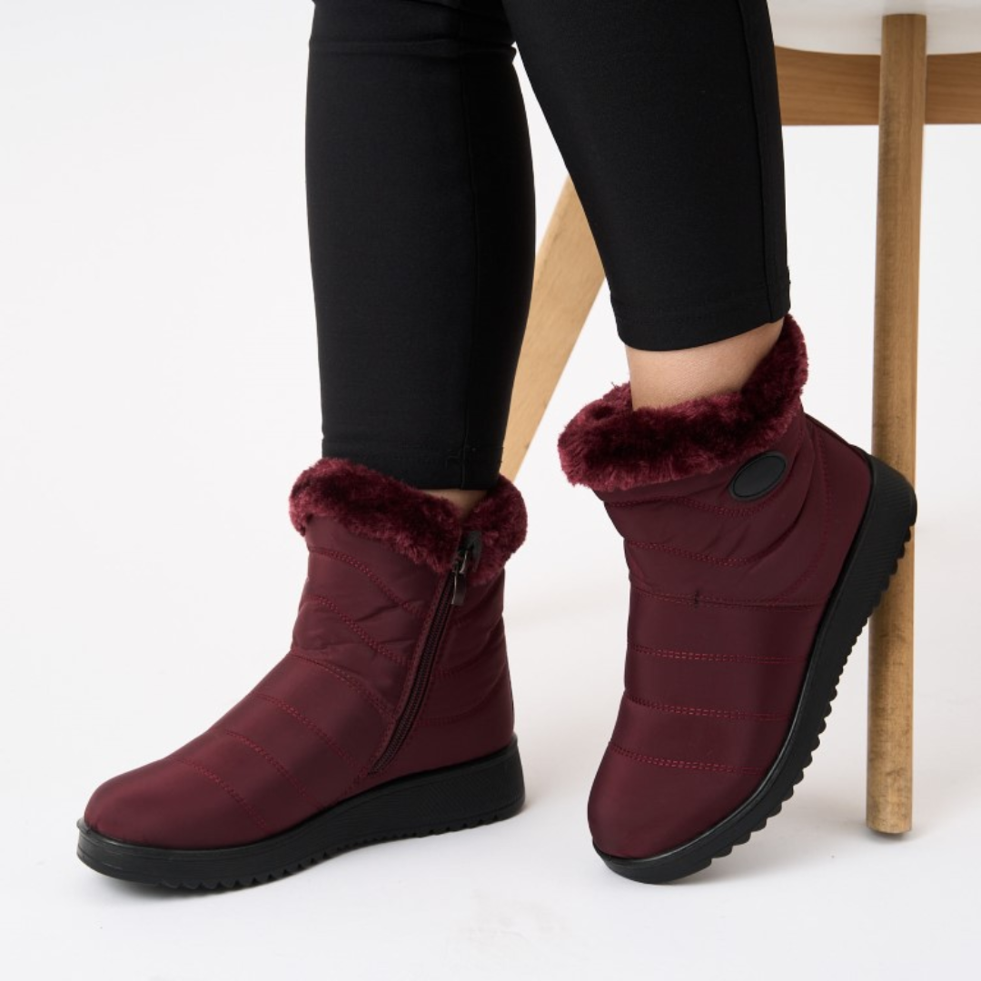 Svanhora | Damen Winterstiefel Wasserdicht Gefüttert - Black - Image 3
