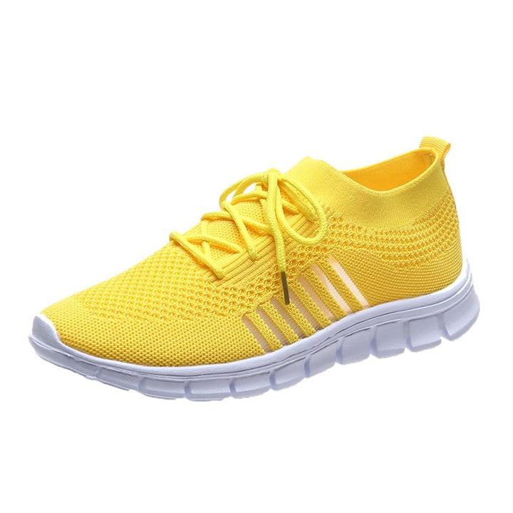 Kira | Damen Strick Sneaker Leichte Laufschuhe Freizeitschuhe