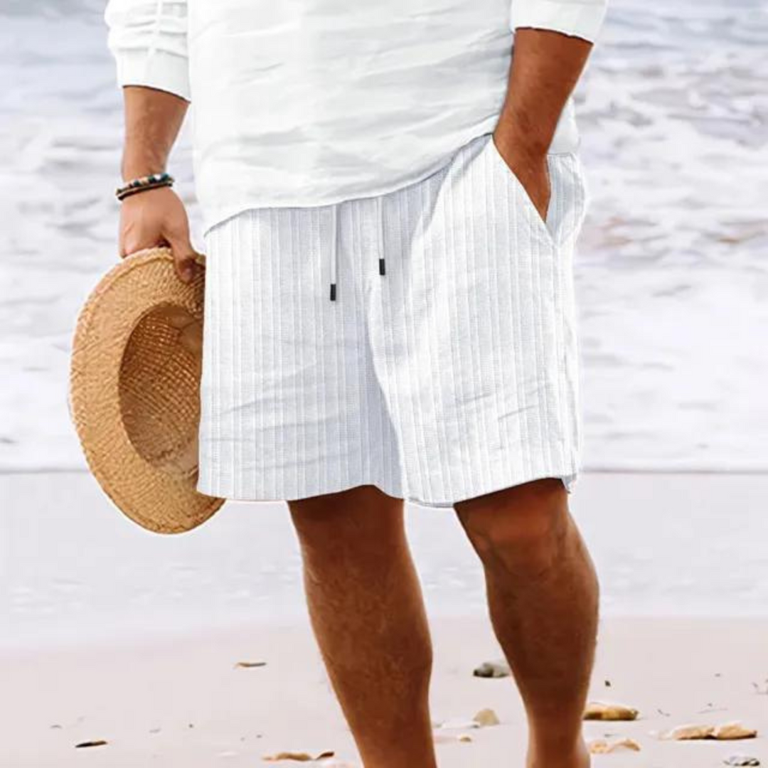 Bay | Gestreifte Herrenshorts, Sommer-Badeshorts