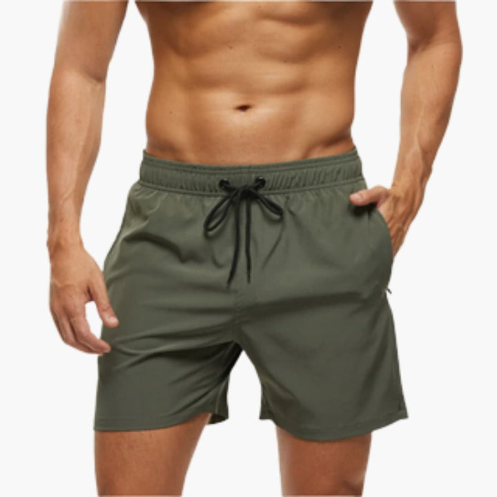 Alex | Herren Badeshorts mit Kordelzug Schnelltrocknend