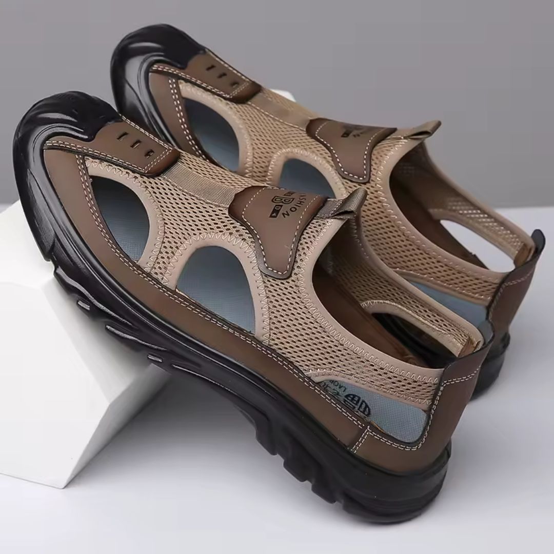 Kurt | Herren Outdoor Sandalen Geschlossene Zehenkappe Mesh Sommer