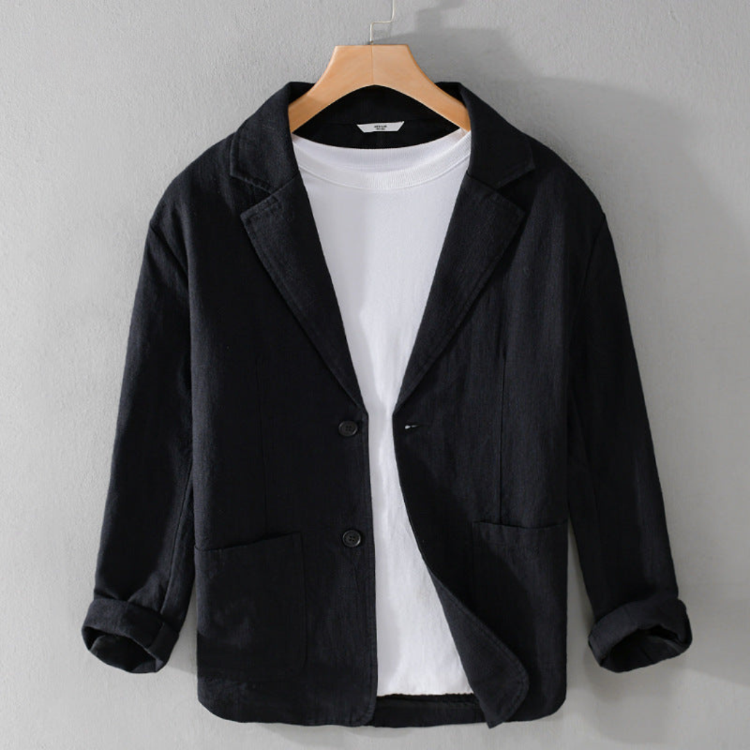 Jevie | Herren jacke Lässiges Sakko mit Taschen