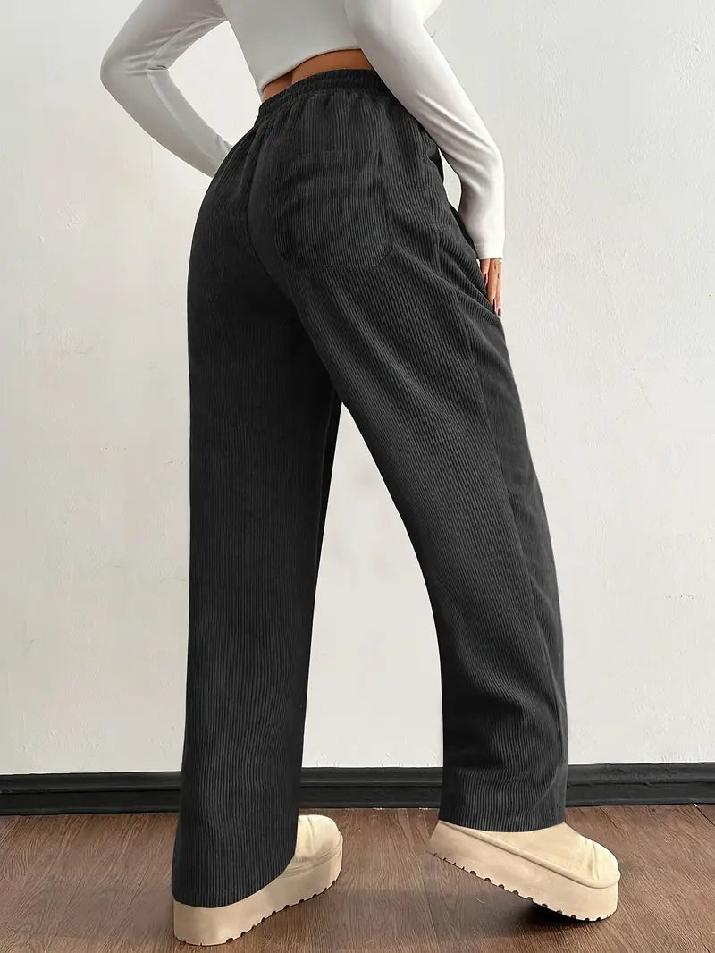 Tessa | Cordhose für Damen weites Bein und lässige Hose