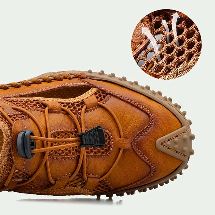 Bastian | Herren Leder Sandalen Outdoor Geschlossene Zehenkappe