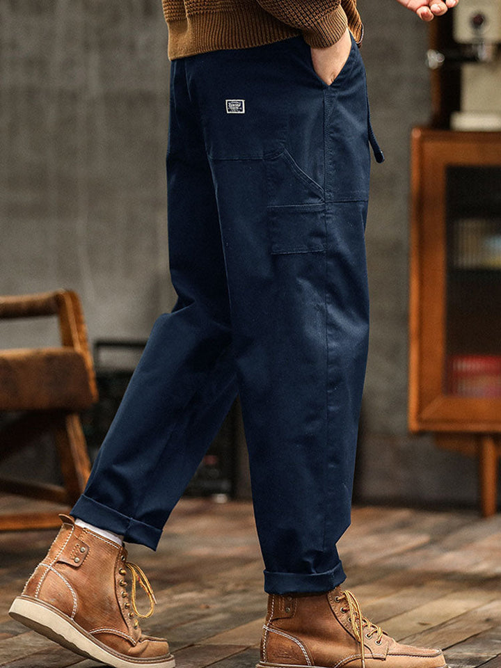 Kolt | Herren Cargohose Loose Fit Workwear Hose mit Aufschlag