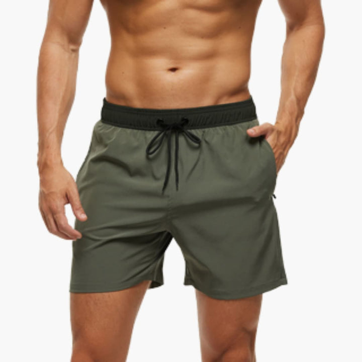 Alex | Herren Badeshorts mit Kordelzug Schnelltrocknend