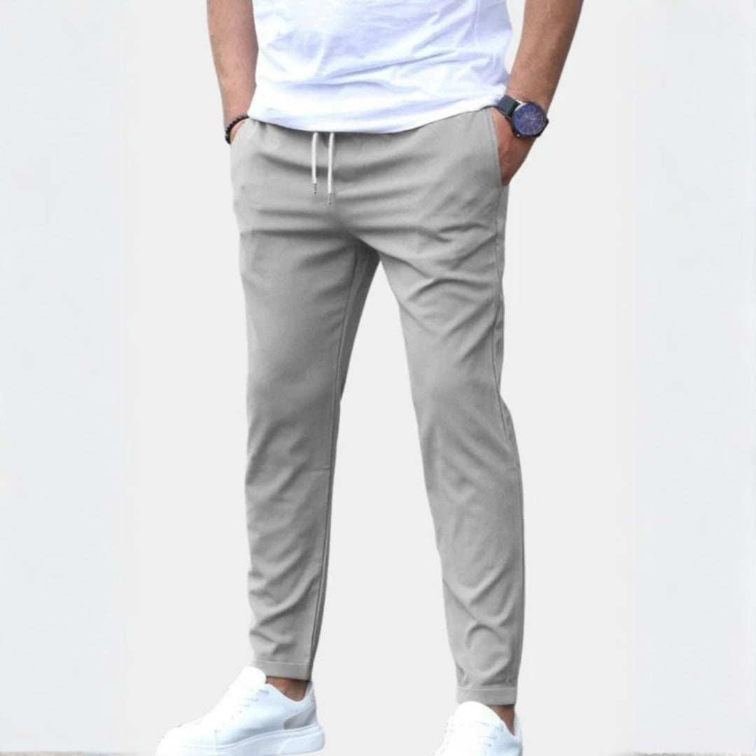 Koen | Herren Jogger Chino Slim Fit Tunnelzug Stretch
