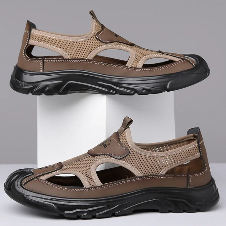 Kurt | Herren Outdoor Sandalen Geschlossene Zehenkappe Mesh Sommer