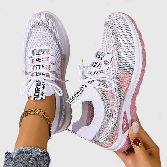 Sky | Damen Mesh Sneaker Schnürschuh Leichter Freizeitschuh