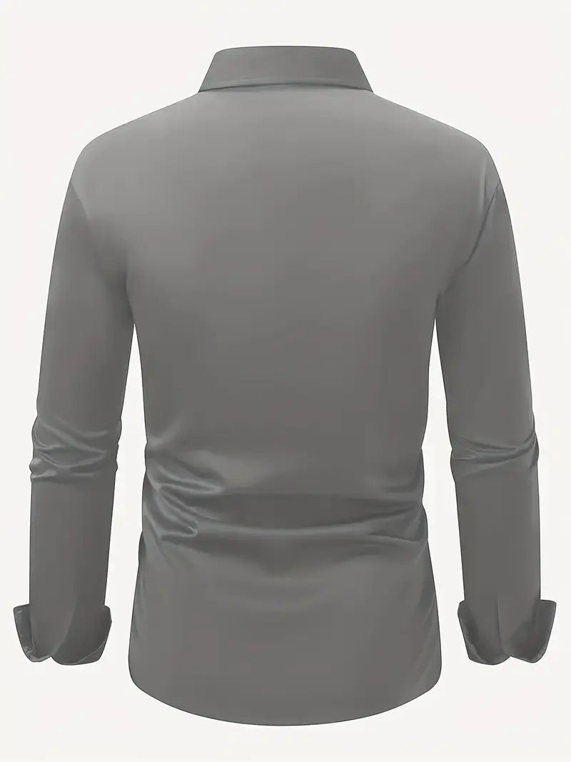 Marc | Herren Businesshemd Slim Fit Langarm Knopfleiste