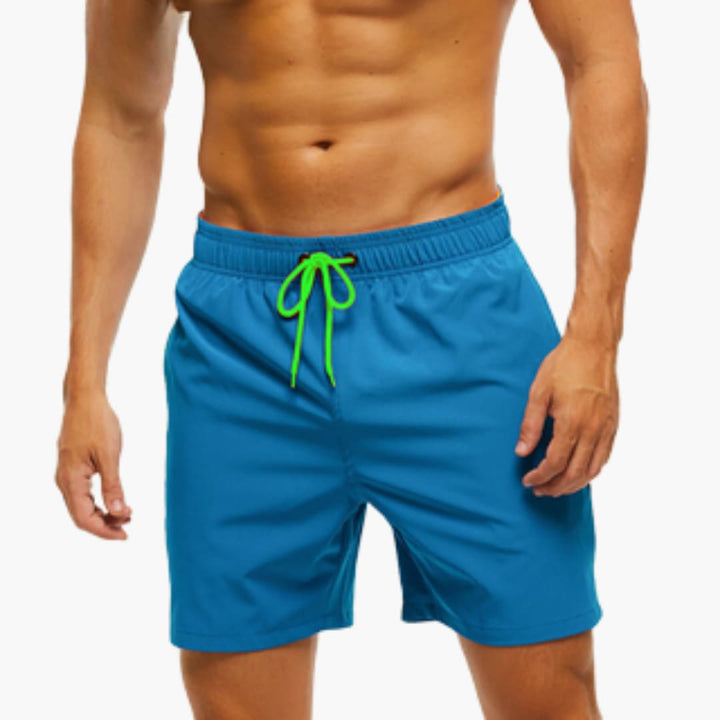 Alex | Herren Badeshorts mit Kordelzug Schnelltrocknend