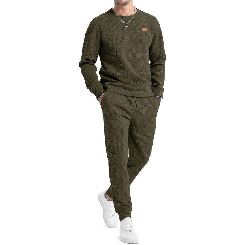 Axel | Herren Jogginganzug Set 2-teilig Strukturiert Sweatshirt